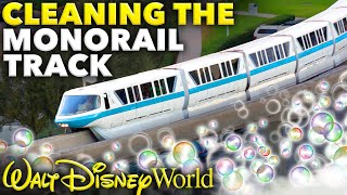 Cleaning the Disney Monorail Track