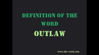 Definition of the word \