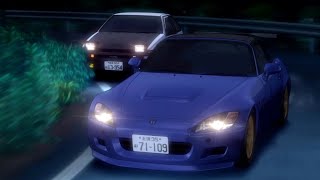 Takumi Fujiwara vs Dr. Toshiya Joshima(flashback) - Initial D Fifth Stage