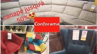 CONFORAMA 🛋🛋promotion canape avec (prix et dimension)  #solde#2022 #conforama