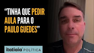 FLÁVIO BOLSONARO REBATE HADDAD SOBRE RACHADINHA: 'VOCÊ VAI CAIR'