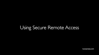 Using Secure Remote Access for Mac