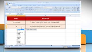 How to use the RAND function in Excel :Tutorial