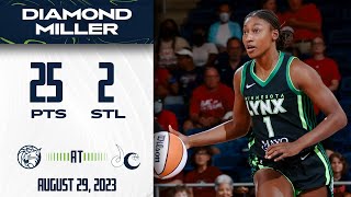 Diamond Miller Drops 25 Points Over Mystics | 08.29.23