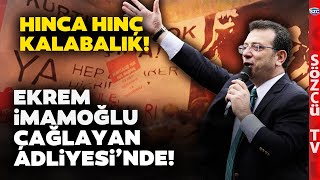 Ekrem İmamoğlu İfade İçin Çağlayan Adliyesi'ne Böyle Girdi! Adliye'de Görülmemiş Kalabalık