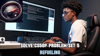 SOLVE CS50 PYTHON PROGRAMMING : REFUELING ( 2024 HARVARD FREE COURSE )