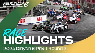 Racing under the lights! | Diriyah E-Prix Round 2 Race Highlights