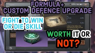 LifeAfter Formula+ Custom Defence Upgrade for Movement speed? Fully explained