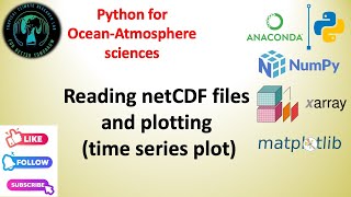 Read and plot netCDF files in python | Python for Beginners in Ocean-Atmospheric Sciences