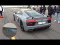 1000HP Audi R8 V10 Twin Turbo KSF - Start up, 0-350 KM/H Accelerations, Top Speed & SOUNDS!