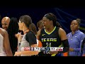 Carrington Goes FLYING After Fouling Arike, Refs Review & See Flop | Dallas Wings vs Connecticut Sun