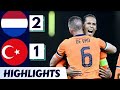 Netherlands 2-1 Turkey - All Goals & Short Highlights || Euro Quarter Final