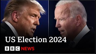 US Election 2024:  The Trump v Biden rematch is under way | BBC News