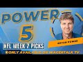 Sunday NFL Week 7 Picks, Predictions and Best Bets | Power 5 for October 19, 2024