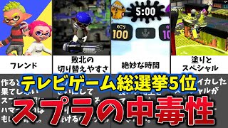 【テレビゲーム総選挙5位】スプラ2の中毒性が高い理由TOP7！【ゆっくり解説】