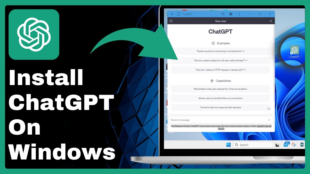 🦾 How To Install Chat GPT On Windows L ChatGPT App For Windows PC - YouTube