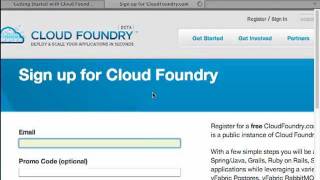 Getting Started with Cloud Foundry