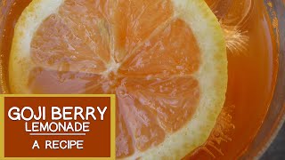 Goji Berry Recipe for Lemonade