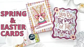 Spring & Easter Cards with New Paper and Dies from Scrapbook.com