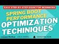 Spring Boot Performance Optimization Techniques |  Ultimate Guide | Boost Speed & Scalability Fast