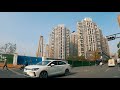 4k driving in china hangzhou downtown 2020 autumn