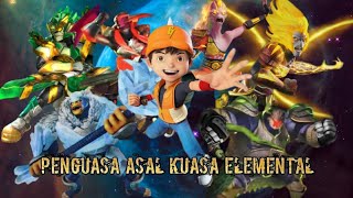 7 Penguasa Elemental Awal | Boboiboy Vs 7 pengguna Awal