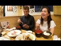 japan food challenge 141 american couple visits japan for their graduation