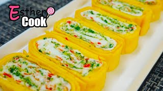 영양만점 간단하고 예쁜 계란말이 10분완성 맛있는 레시피(korea food recipe)