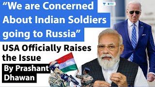 US concerned about Indian Soldiers Going to Russia for Vostok 2022
