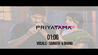 Priyatama Priyatama Melody Track from Majili Cover | Chinmaya Sripada | | Samantha | Naga Chaitanya