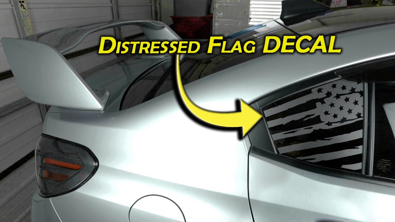 How To Install Window Decal Youtube
