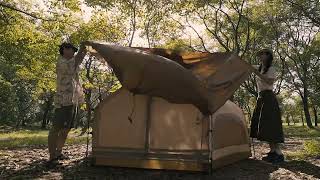 LỀU CẮM TRẠI LỤC GIÁC, LỀU GLAMPING CHO 3-4 NGƯỜI NATUREHIKE MG NH21ZP001