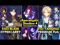 E0S1 Blade Hypercarry & E1S1 Yanqing FUA | Apocalyptic Shadow Floor 4 3 Stars |Honkai: Star Rail 2.4