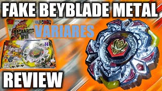 Fake BB-114 Variares D:D Beyblade Metal Fury Review Rapidity Brand