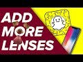 How to Add MORE Filters on Snapchat!