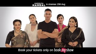 Mission Mangal | Akshay Kumar, Vidya Balan, Taapsee Pannu, Kirti Kulhari | Tickets On BookMyshow