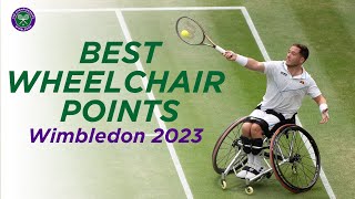Incredible Wheelchair Points from Wimbledon 2023