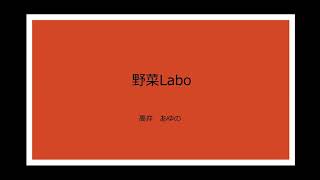 【ひがしひろしま学生×地域塾令和2年度活動報告会】野菜Labo