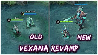 VEXANA REVAMP OLD vs NEW SIDE by SIDE COMPARISON - MOBILE LEGENDS BANG BANG