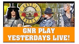 Guns N' Roses Play Yesterdays For Only 2nd Time On Tour! Los Angeles, Dodgers Stadium