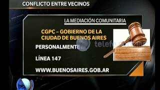 Mediación en conflictos entre vecinos - Telefe Noticias