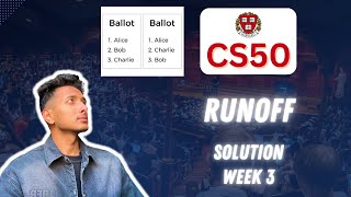 CS50 PSet 3 - Runoff Walkthrough (Step by Step for Beginners)