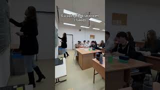 Escaping the classroom (failed)❌ #escapeclass #fyp #viral #budai #class #escaping #school