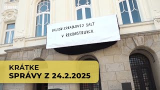 Krátke správy z 24.2.2025