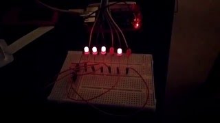 Raspberry Pi | Binary Clock (seconds)