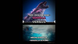 Godzilla evolved vs mecha godzilla