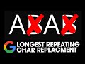 Longest Repeating Character Replacement - 424. LeetCode - Java