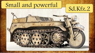 The Kettenkrad, German semi-tracked motorcycles. Sd.Kfz. 2 (1939-1945)