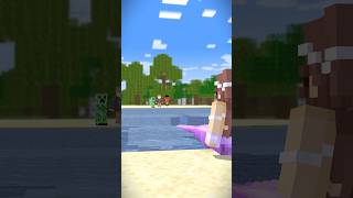 HELP Creeper Swim For Cute Mermaid VS MrBeast and iShowSpeed #anime #happy #trending