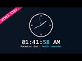 Make an Analog & Digital Minimalist Clock Using Vanilla Javascript
